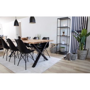 Toulon Spisebordssæt - Egetræs-bord + 6 stole